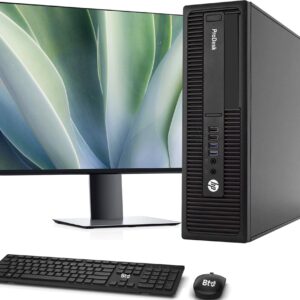 HP 600 G2 SFF Computer Desktop PC, Intel Core i5-6500 3.2GHz Processor, 32GB Ram, 1TB SSD,Wireless Keyboard & Mouse, WiFi | Bluetooth, HP 23.8-inch LCD Monitor, Windows 10 Pro (Renewed)