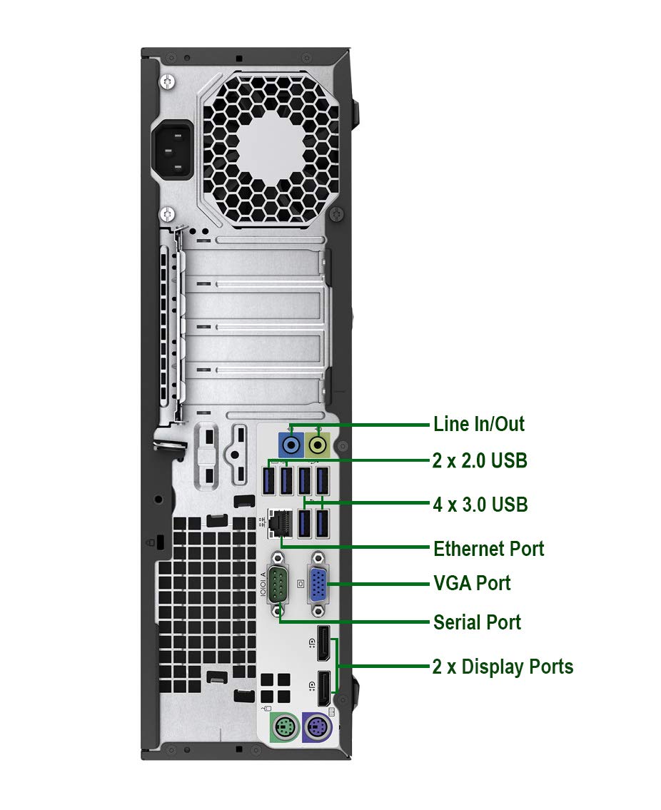 HP 600 G2 SFF Computer Desktop PC, Intel Core i5-6500 3.2GHz Processor, 32GB Ram, 1TB SSD,Wireless Keyboard & Mouse, WiFi | Bluetooth, HP 23.8-inch LCD Monitor, Windows 10 Pro (Renewed)