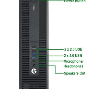HP 600 G2 SFF Computer Desktop PC, Intel Core i5-6500 3.2GHz Processor, 32GB Ram, 1TB SSD,Wireless Keyboard & Mouse, WiFi | Bluetooth, HP 23.8-inch LCD Monitor, Windows 10 Pro (Renewed)