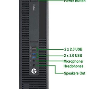 HP 600 G2 SFF Computer Desktop PC, Intel Core i5-6500 3.2GHz Processor, 16GB Ram, 512GB M.2 SSD,Wireless Keyboard & Mouse, WiFi | Bluetooth, HP Dual 23.8-inch LCD Monitor, Windows 10 Pro (Renewed)