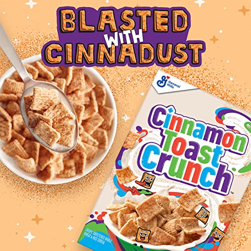 Cinnamon Toast Crunch Breakfast Cereal, Crispy Cinnamon Cereal, Value Bag, 32 oz