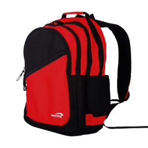 mintra sports backpacks (essential i, haute red)