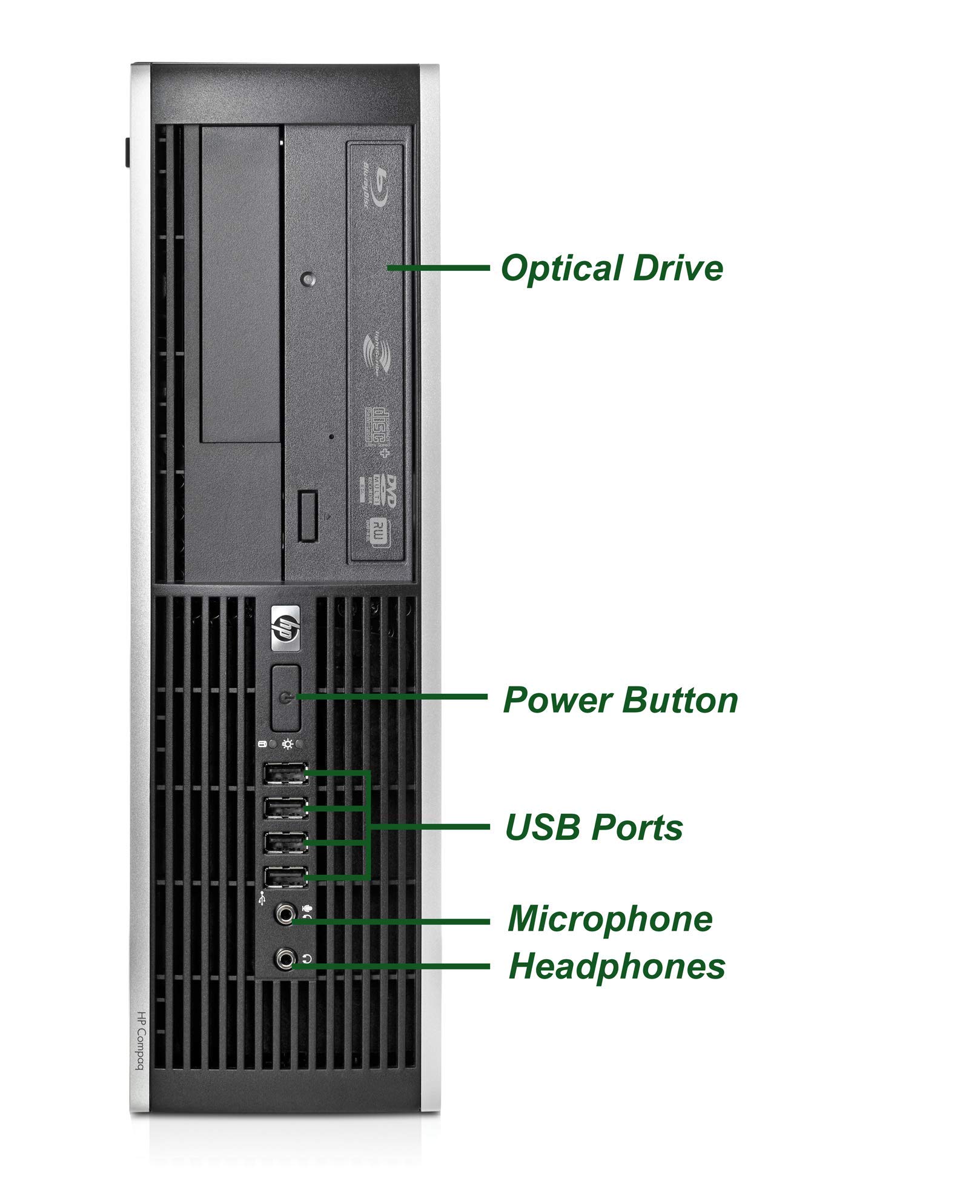 HP Small Form Computer Desktop PC, Intel Core i5 3.10 GHz, 16GB Ram, 120GB SSD, 1TB Hard Drive,WiFi | Bluetooth, HDMI, HP 23.8-inch Monitor, NVIDIA GeForce GT 1030 2GB DDR5, Windows 10 (Renewed)