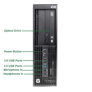 HP ProDesk Z230 SFF Computer Desktop PC, Intel Core i5 3.2GHz Processor, 16GB Ram, 128GB M.2 SSD, 1TB HDD,Wireless Keyboard & Mouse, WiFi | Bluetooth, Windows 10 Pro (Renewed)