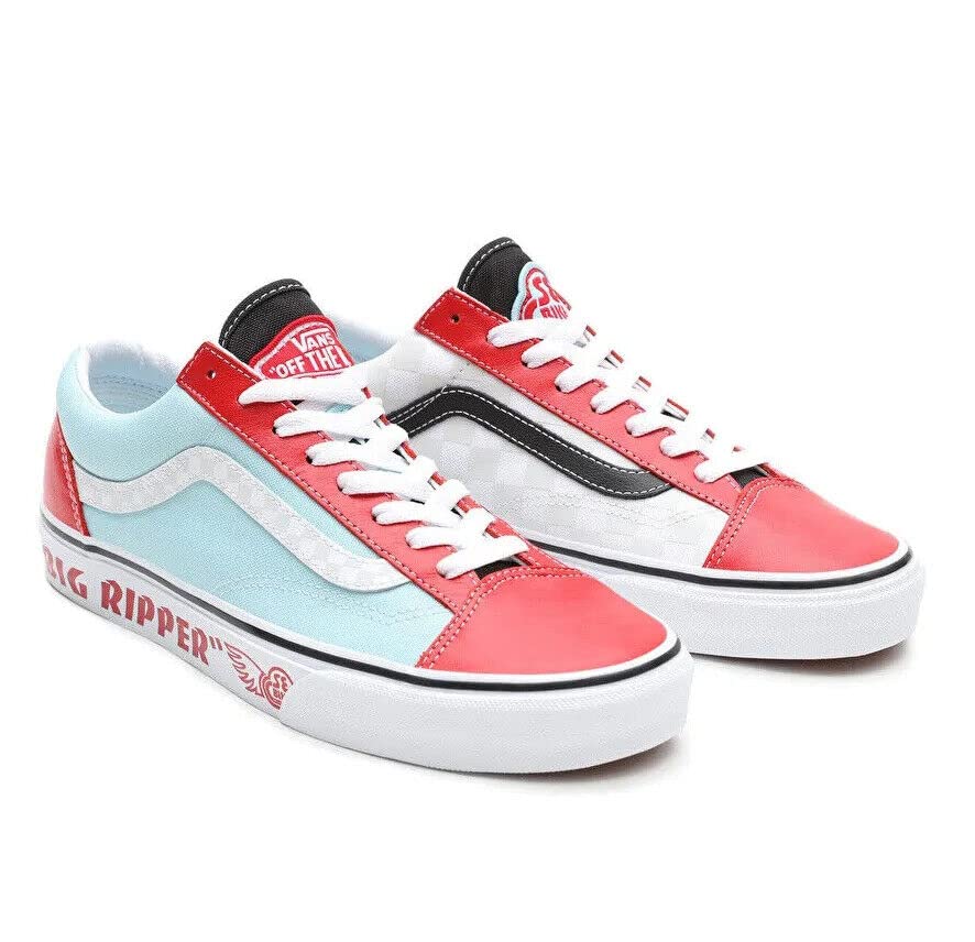 Vans Style 36 (SE Bikes Big Ripper) Red/Plume/Reflective Men's 8, Women's 9.5 Medium