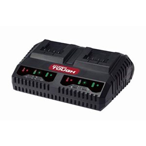 hyper tough 20v max dual-port lithium-ion battery fast charger