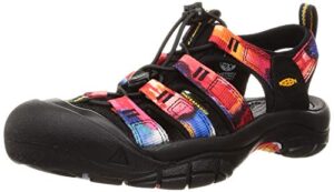 keen women's newport h2 closed toe water sandals, new york at night, 5.5