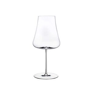 Turgla Home Stem Zero 24 oz. Crystal White Wine Glass 0.04x4.92x10.24IN For Wine, Liquor, Bar, Barware