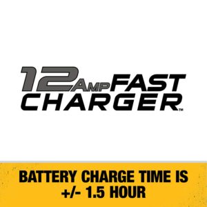 DEWALT Battery Charger, 20V + Flexvolt Fast Charger (DCB1112)