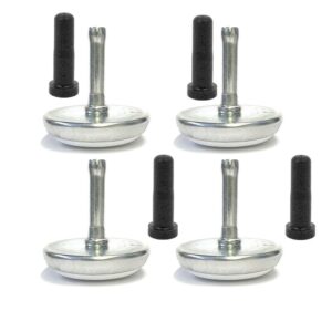 wallace flynn low-profile grip neck stem bed glides (set of 4)