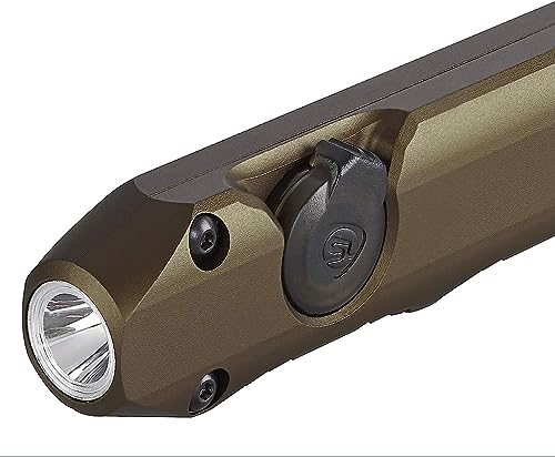 Streamlight 88811 Wedge 300-Lumen Slim Everyday Carry Flashlight, Includes USB-C Cord, Lanyard, Coyote