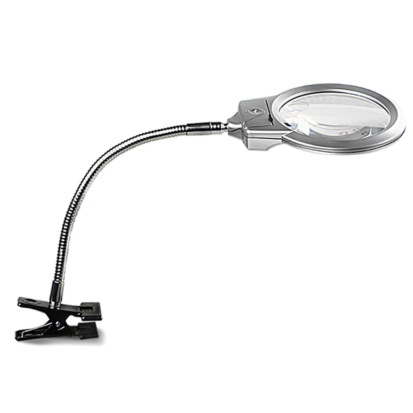 Meichoon Magnifying Lamp with Light,Clamp Magnifier,Clip-on Table Bright LED Lighted Magnifying Glasses,for Reading Diamond Painting Cross Stitch