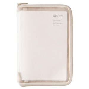 日本能率協会マネジメントセンター NOLTY NTBCV2112 Notebook Cover, B6, Mesh, Beige, Japan Management Center