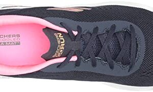 Skechers Women's GO Run Glide Step Hyper Sneaker, Navy, 9