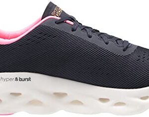 Skechers Women's GO Run Glide Step Hyper Sneaker, Navy, 9