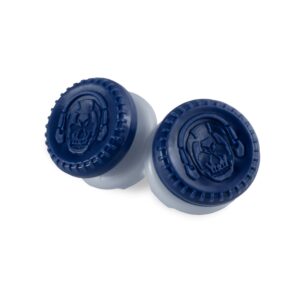 KontrolFreek Call of Duty: Warzone Performance Thumbsticks for Xbox One and Xbox Series X | 2 High-Rise, Hybrid| Blue/Gray