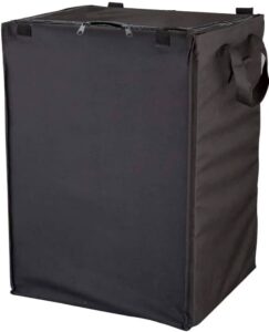 jumbo waterproof shopping cart liner, 600d oxford zipper closure, for groceries & laundry bag