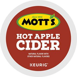 Mott's Hot Apple Cider, Keurig Single-Serve K-Cup Pods, 12 Count