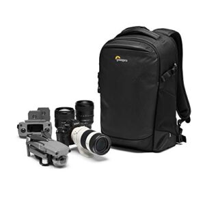 lowepro flipside bp 300 aw iii mirrorless and dslr camera backpack - black - with rear access - with side access - with adjustable dividers - for mirrorless like sony α7 - lp37350-pww