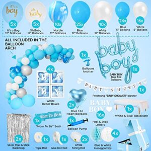 Baby Shower Decorations for Boy - All-in-One inclusive JUMBO Decor Set