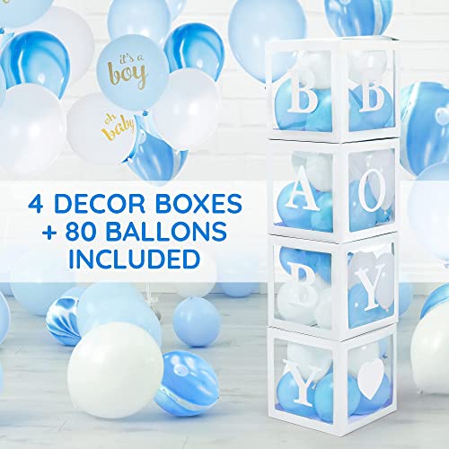 Baby Shower Decorations for Boy - All-in-One inclusive JUMBO Decor Set