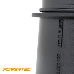 POWERTEC 70284 4" Quick Connect Coupler with Left-Hand Threaded End to 4" I.D. Flexible Hose