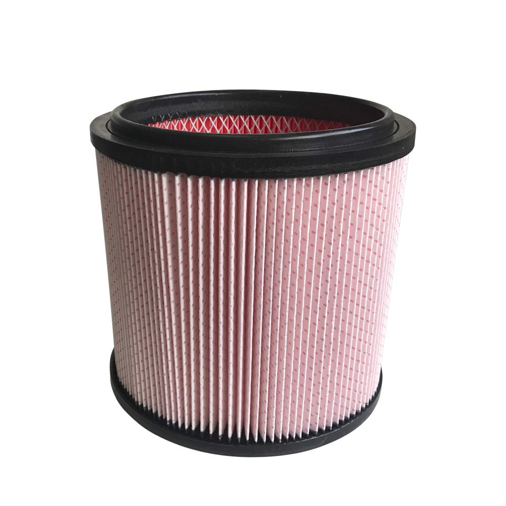 Replacement Cartridge FINE DUST FILTER fits for Hart VACUUM FILTER Fit HART Most Shop-Vac Wet/Dry Vacs 5 to 16 Gallon---1pack (pink)