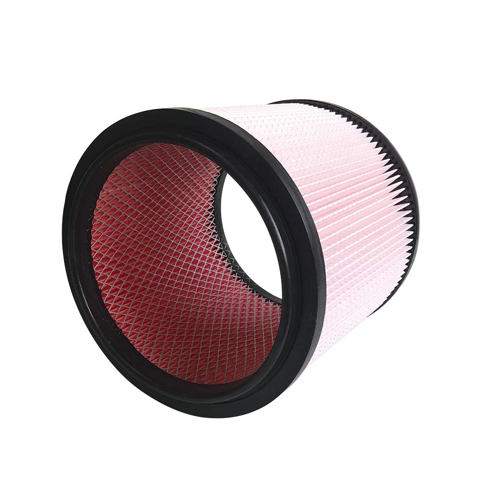 Replacement Cartridge FINE DUST FILTER fits for Hart VACUUM FILTER Fit HART Most Shop-Vac Wet/Dry Vacs 5 to 16 Gallon---1pack (pink)