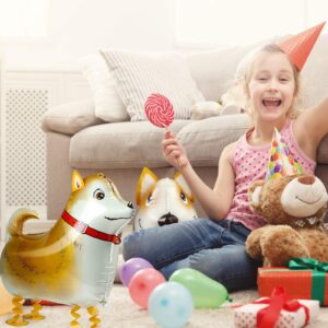 KESOTO 6pcs Fun Walking Animal Balloons, Dog Balloons for Kids Birthday Party Decorations Puppy Birthday Party Supplies for Kids