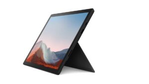 microsoft surface pro 7+ 12.3" tablet, intel i7, 16gb memory, 512gb ssd, windows 10, matte black (1nd-00016)