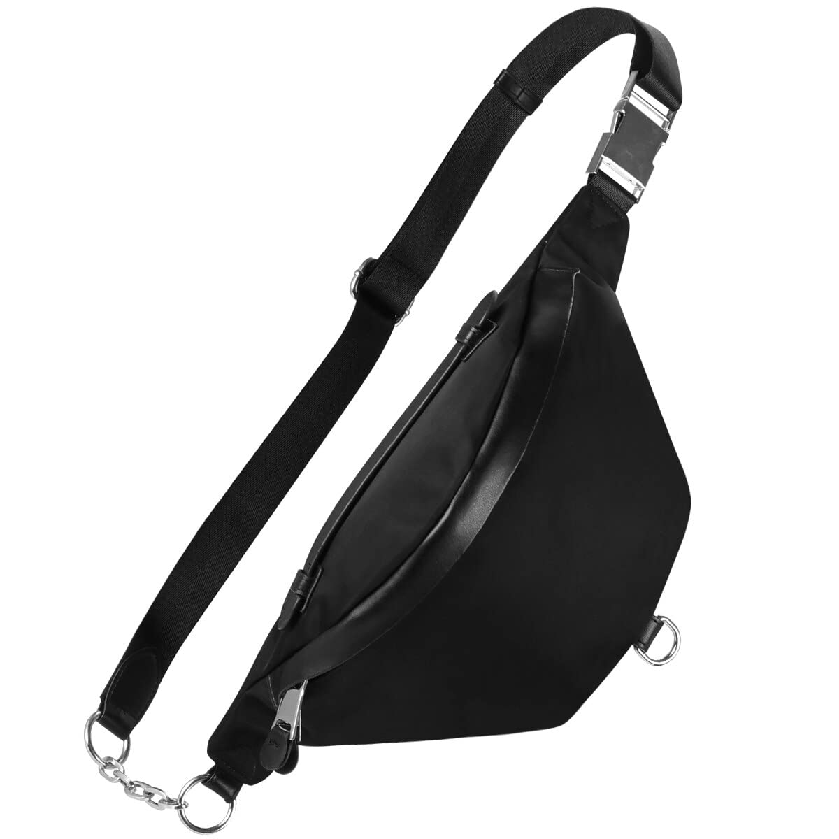 Kamo Crossbody Sling Bag for Women Small Cross Body Bag Purses Nylon Waist Pack Chest Backpack with Adjustable Strap