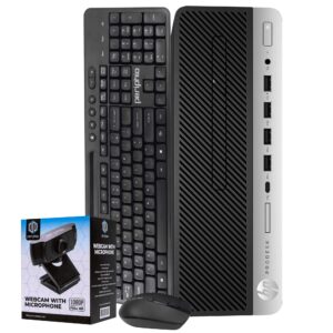 hp 600g3 desktop computer, intel core i5 quad core, 16gb ram, 512gb solid state drive, dvd, wi-fi, windows 10 professional (renewed)