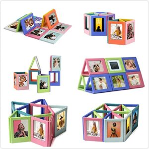 k Mini Photos Frame for Polaroid, Table Magnetic Picture Frames for Insta Mini Film, Fridge Magnetic Photo Frame, Picture Holders for Polaroid 3.3 x 2.1 inch