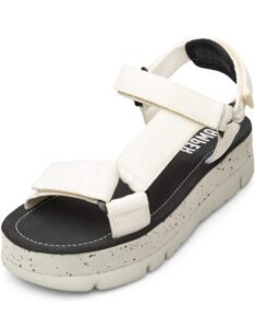 camper women's fashion sandal, white natural, 10