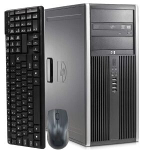 HP Elite 8300 Tower Computer Desktop PC, Intel Core i5 3.20GHz Processor, 16GB Ram, 256GB M.2 SSD, 2TB Hard Drive, Wireless Keyboard & Mouse, WiFi | Bluetooth, DVD Drive, Windows 10 (Renewed)
