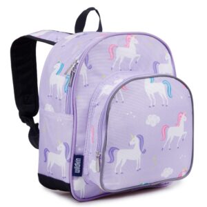 Wildkin 12 Inch Kids Backpack Bundle with Water Bottle (Unicorn)