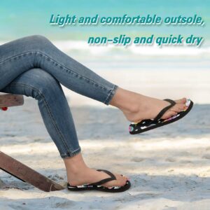 Blueangle Unicorn Print Flip Flop Sandal Men's and Women's Summer Sandal | Beach & Water Shoes