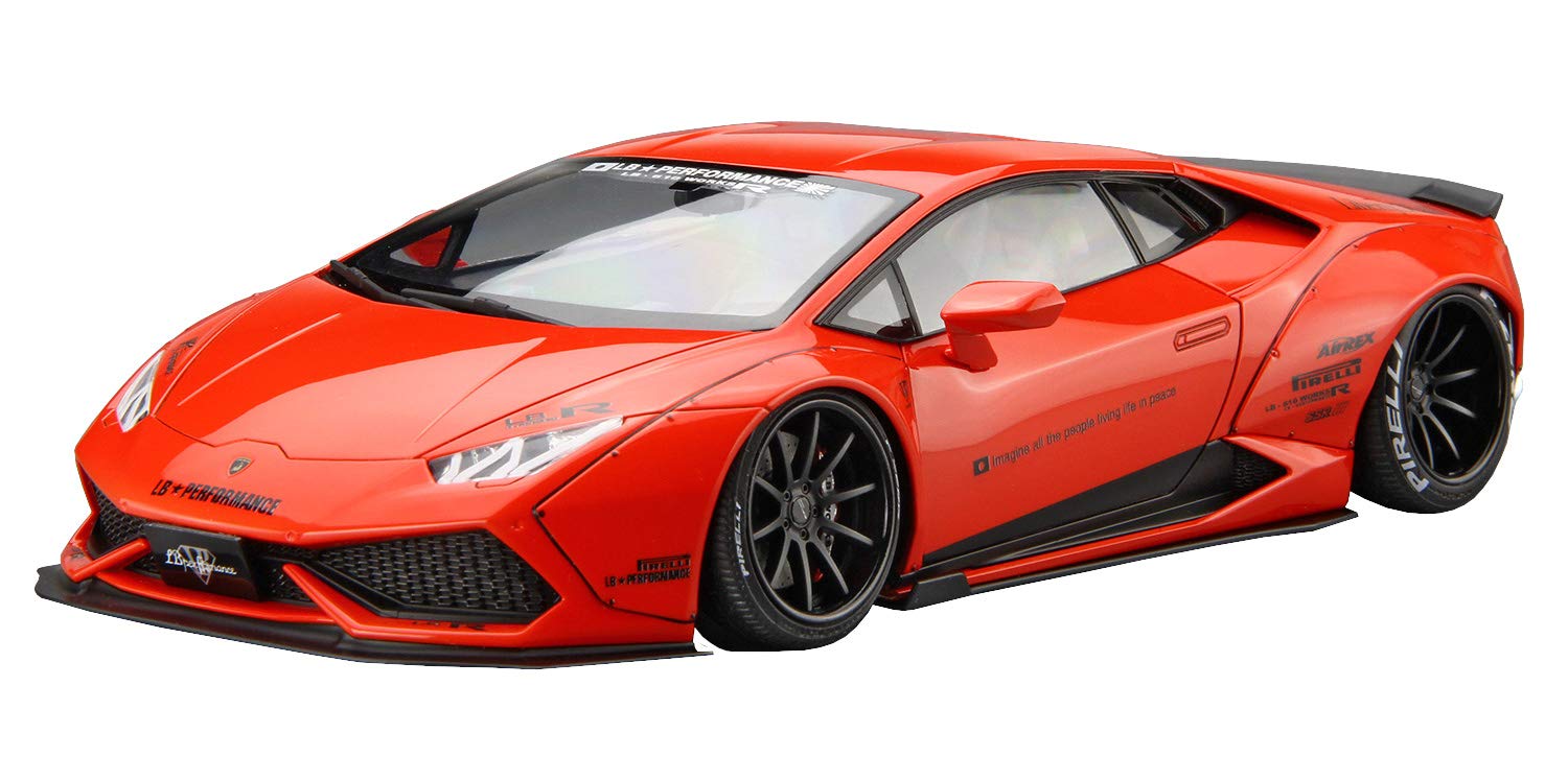 Aoshima LB Works Lamborghini Huracan Ver. 1 1:24 Scale Model Kit