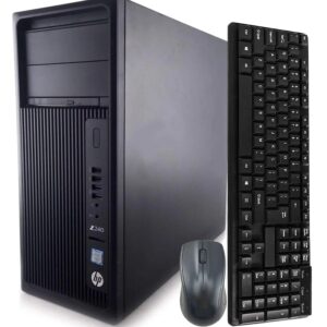 HP Z240 Tower Computer Workstation PC, Intel Core i5 6600 3.3GHz Processor, 16GB DDR4 Ram, 256GB NVMe SSD, 1TB Hard Drive, Wireless Keyboard & Mouse, WiFi | Bluetooth, Windows 10 Pro (Renewed)