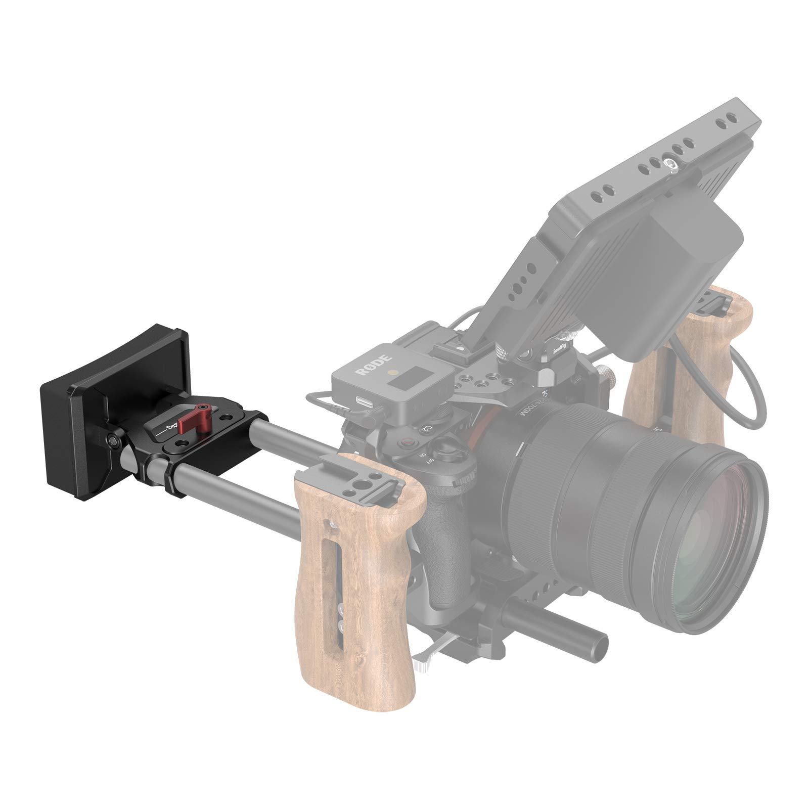 SMALLRIG Lightweight Chest Pad with 15mm LWS Rod Clamp for Handheld Camera Operation - MD3183