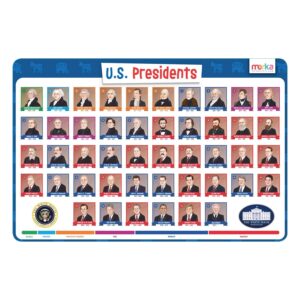 merka kids placemat educational placemats kids placemats for dining table silicone placemat presidents of the united states kids learning placemats for dining table