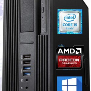 HP Z240 Workstation SFF Desktop PC, Intel Core i5-6500 Upto 3.60GHz, 16GB RAM, 1TB SSD, AMD Radeon HD 8570 1GB 4K, DisplayPort, HDMI, DVI, AC Wi-Fi, Bluetooth - Windows 10 Pro (Renewed)