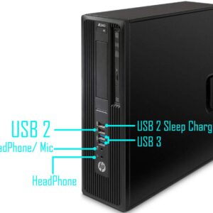 HP Z240 Workstation SFF Desktop PC, Intel Core i5-6500 Upto 3.60GHz, 16GB RAM, 1TB SSD, AMD Radeon HD 8570 1GB 4K, DisplayPort, HDMI, DVI, AC Wi-Fi, Bluetooth - Windows 10 Pro (Renewed)