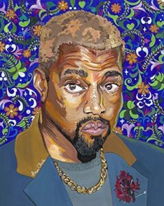 kanye west, yeezus, art poster print, 18 x 24 inches unframed, home decor by mia chere art