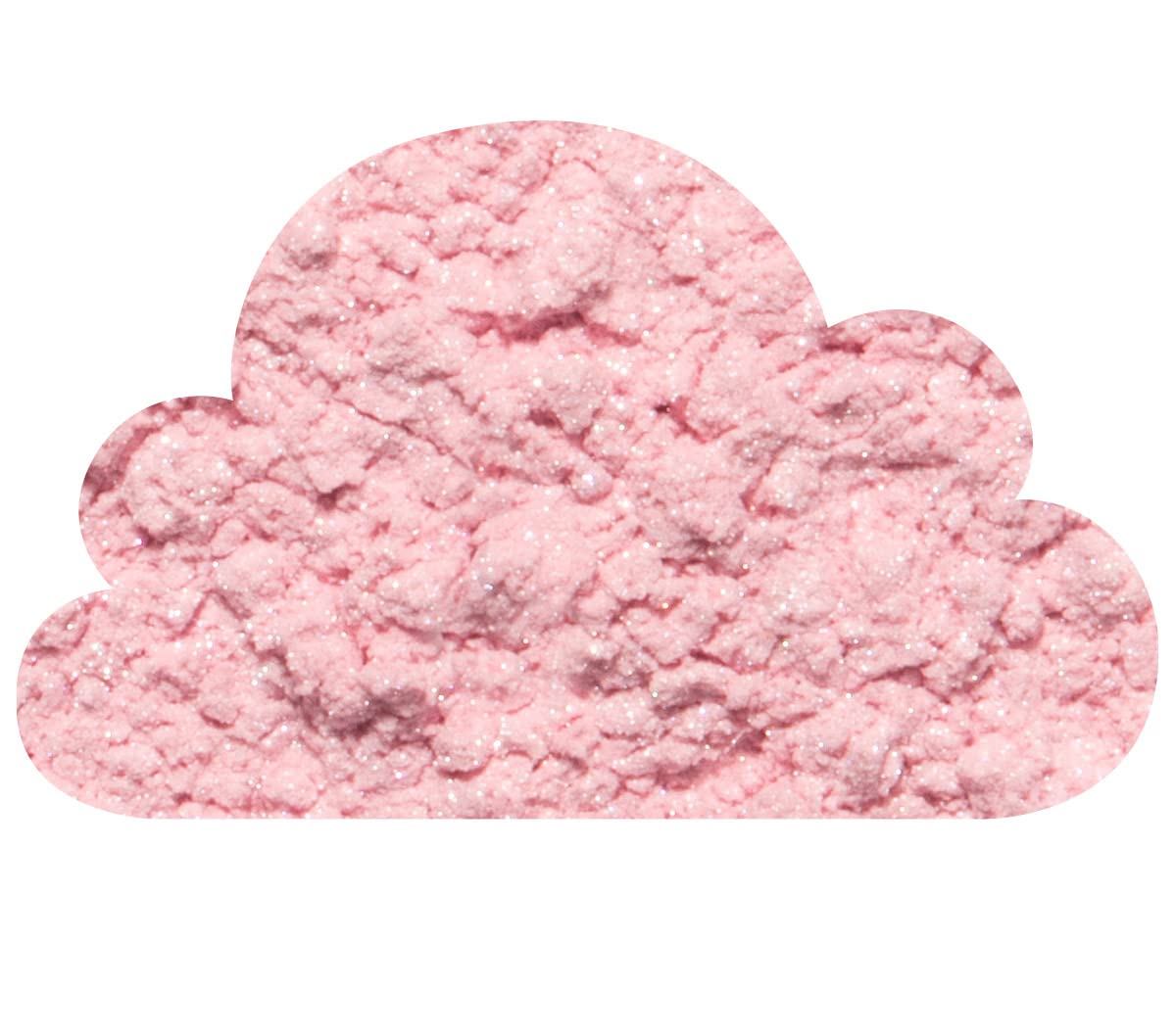 Petite 'n Pretty Cloud Fluff, Shimmer Body Puff - Body Makeup for Kids, Tweens, Teens - Lightly Scented Body Shimmer, Pink Body Glitter