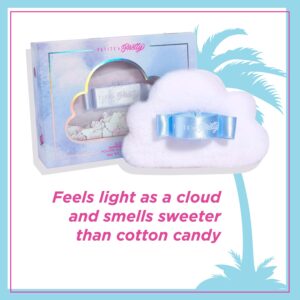 Petite 'n Pretty Cloud Fluff, Shimmer Body Puff - Body Makeup for Kids, Tweens, Teens - Lightly Scented Body Shimmer, Pink Body Glitter