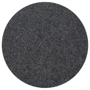 ncone office chair mat, round floor mat for home, 39inch diameter low pile heavy duty non slip multi-purpose desk chair mat rug for hardwood tile floor carpets (dark grey)