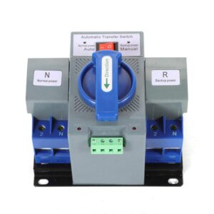 automatic transfer switch 6a-63a 2p dual power transfer switch ac110v 60hz conversion device (2p/63a)