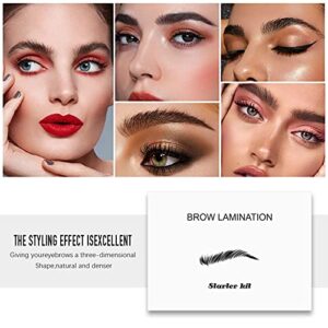 Eyebrow Lamination Kit | KINDD Brow Lamination Kit | Professional DIY Perm Kit for Instant Eyebrow Lift | Wake Up Fuller Feathered Eyebrows | Ideal for Home & Salon Use