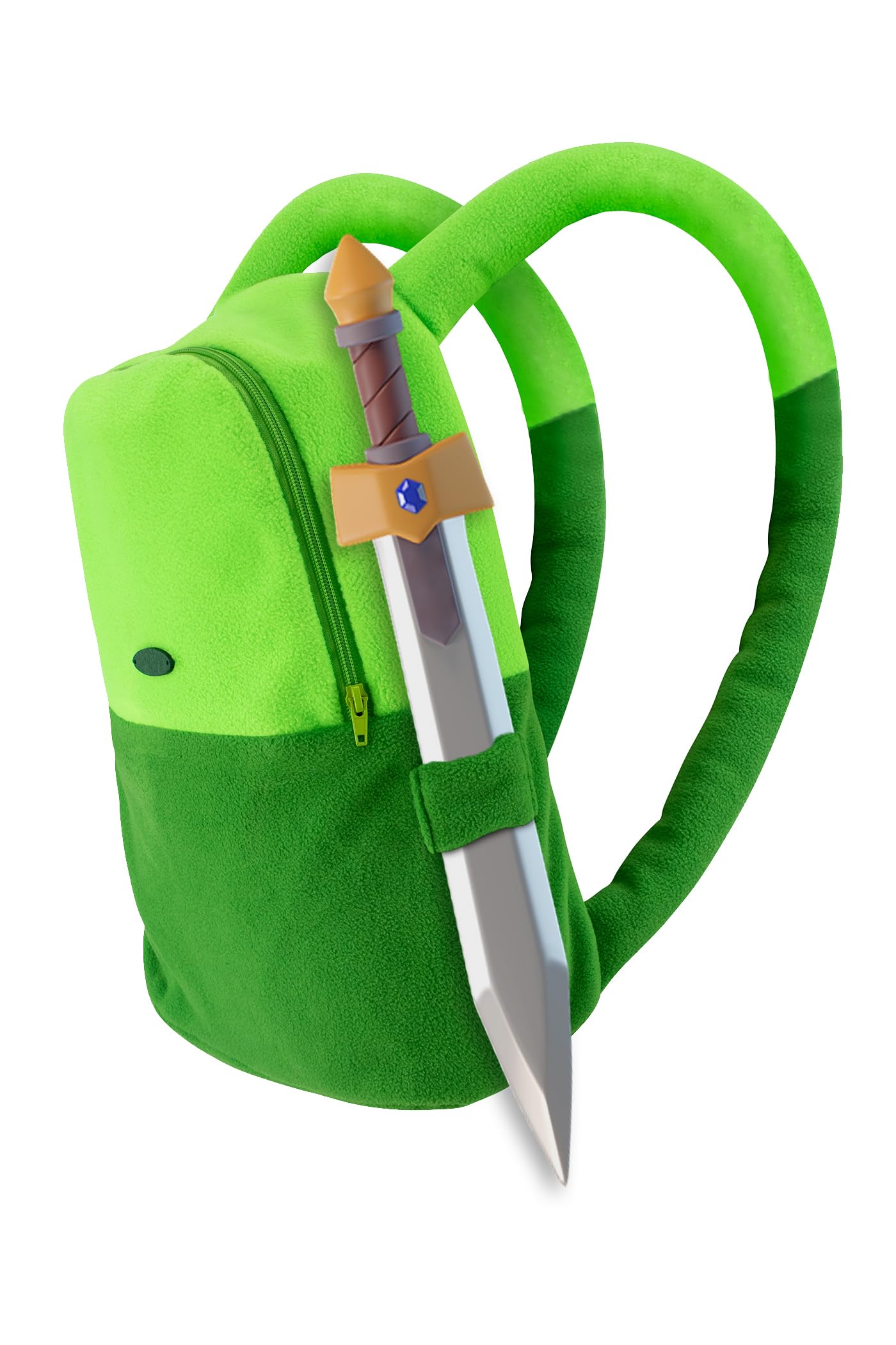 DAZCOS Green Bag Cosplay Anime Backpack Prop for Halloween Costume (Green)